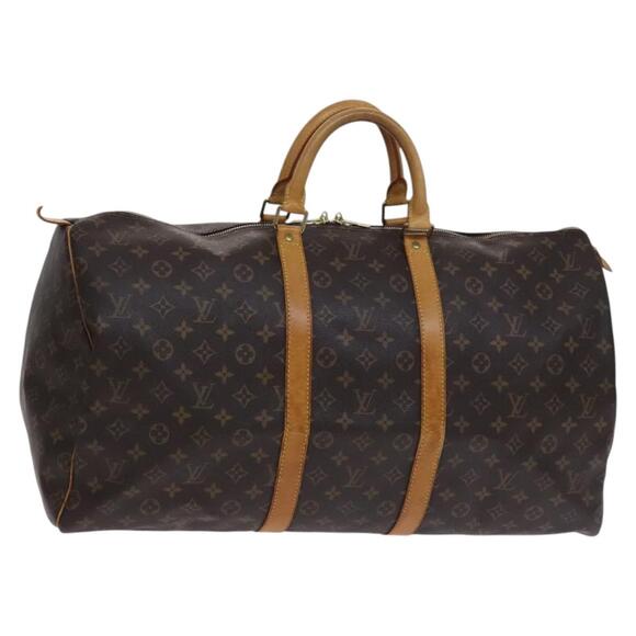 LOUIS VUITTON Monogram Keepall 55 Boston Bag M41424 - Picture 1 of 16